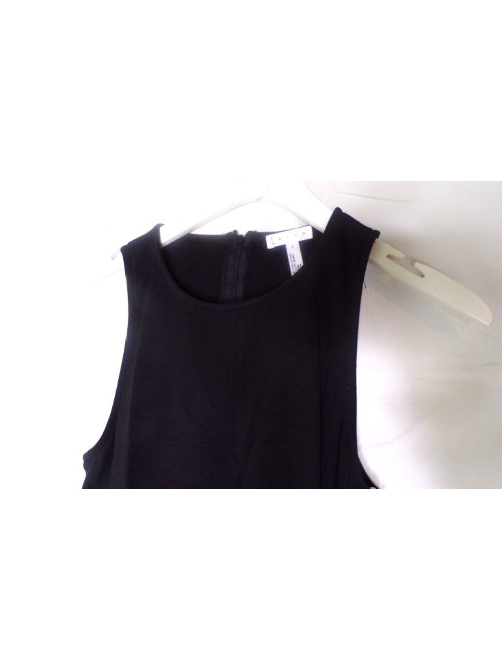 🆕LEITH Knot Front Cutaway Sheath Dress Black Small (4-6) - Picture 4 of 6